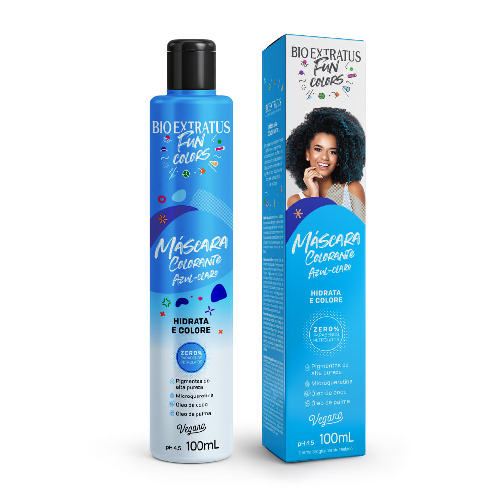 Máscara Hidratante Fun Crespos e Cacheados Bio Extratus - 250g
