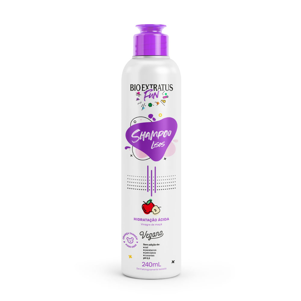 Shampoo Fun Lisos 240mL - Bio Extratus