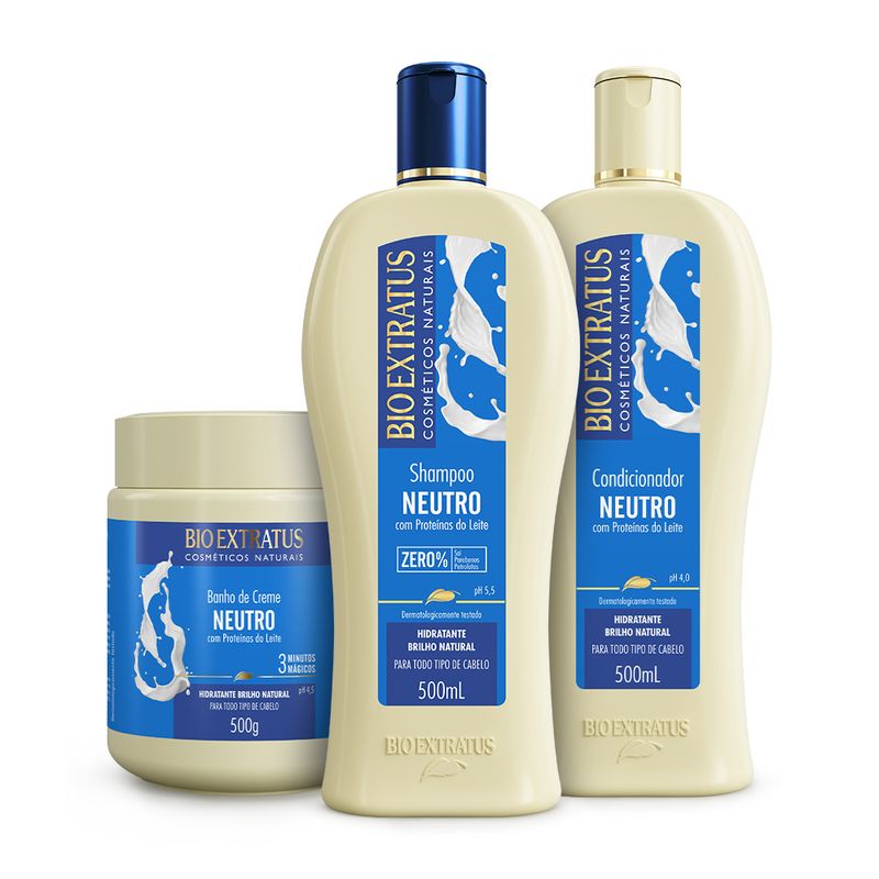 Kit Shitake Shampoo, Condicionador e Máscara (500g)