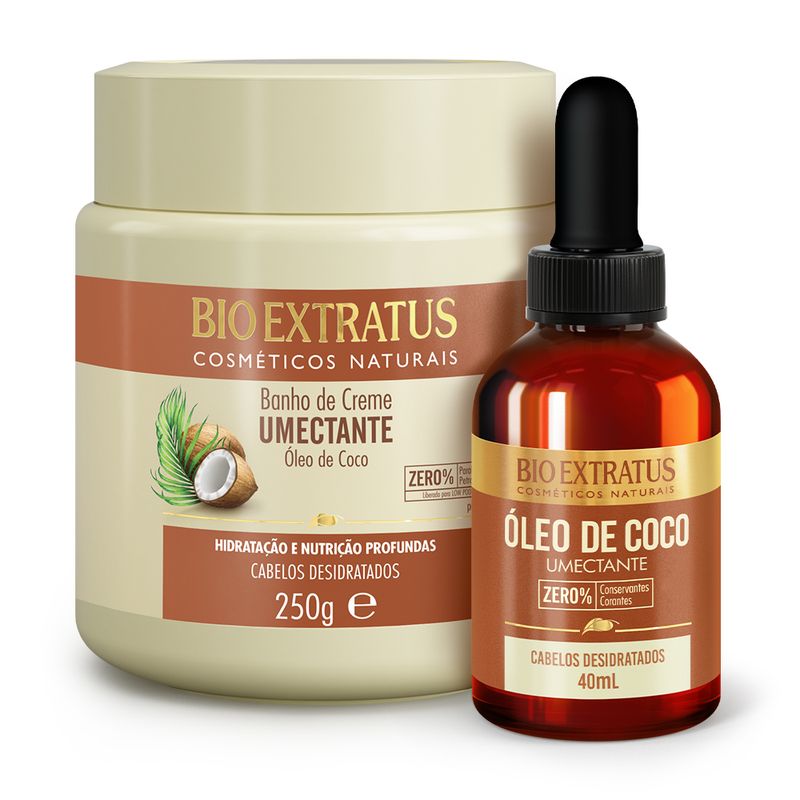 Kit-Umectante--250g--Banho-de-Creme-e-Oleo-de-Coco