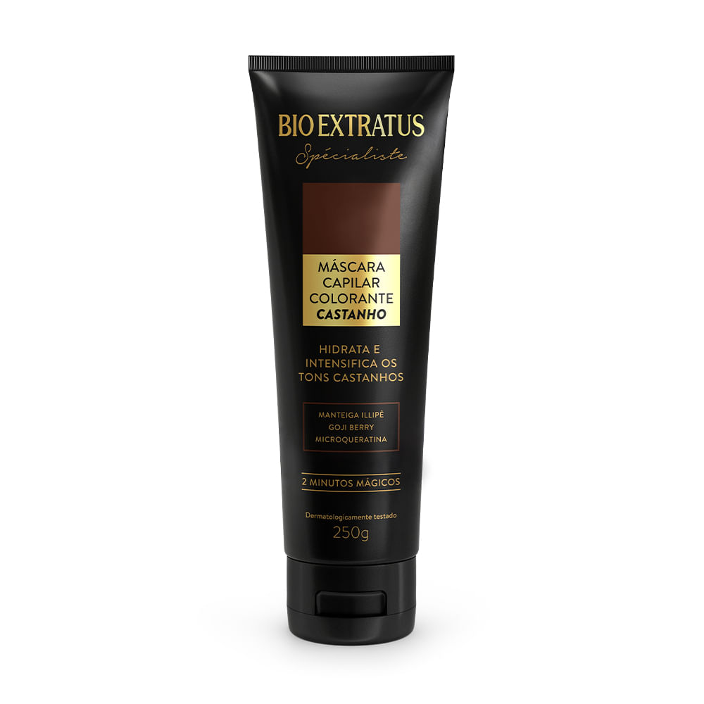 Máscara Spécialiste Condicionante Colorante Castanha 250g - Bio