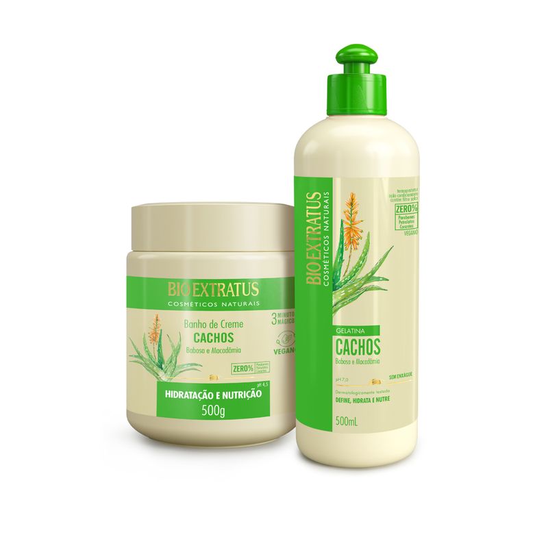 Kit-Cachos--500mL-g--Banho-de-Creme-e-Gelatina