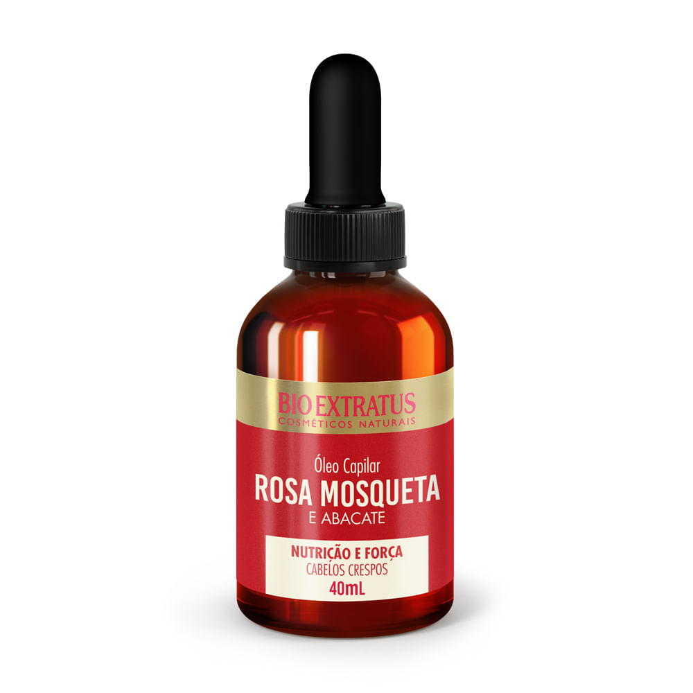 Óleo Capilar Crespos Rosa Mosqueta 40mL - Bio Extratus