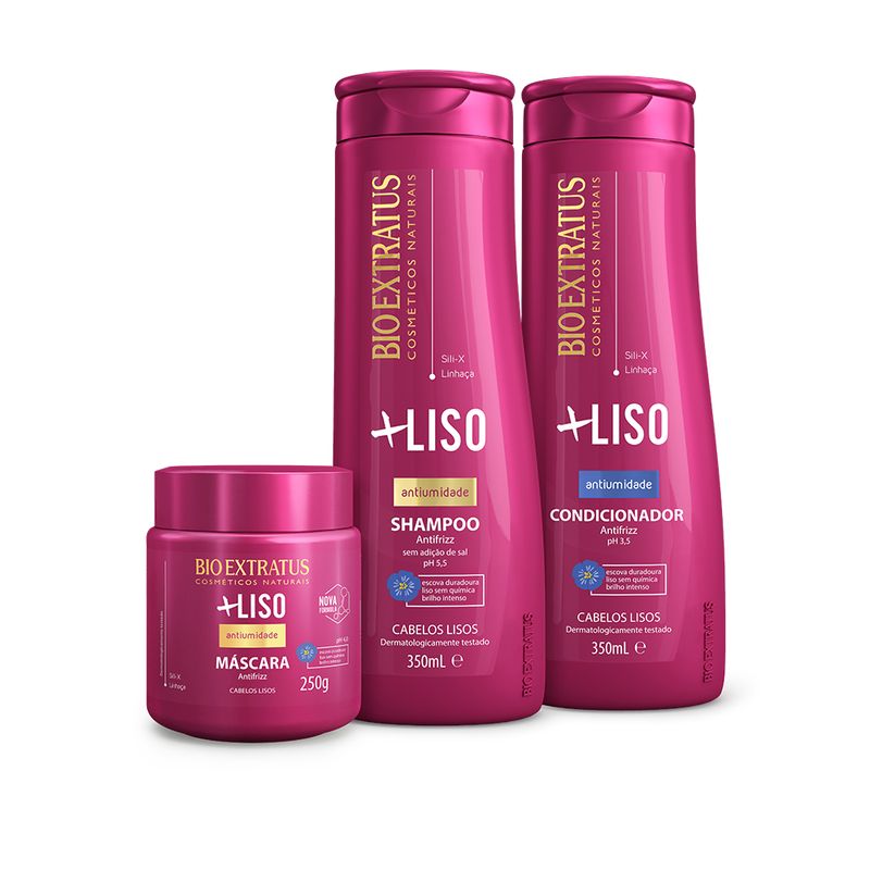 Kit Liso Shampoo, Condicionador e Mascara -250g-.jpg