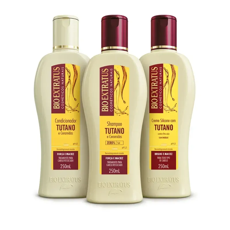 Kit Tutano -250mL- Shampoo, Condicionador e Creme de Silicone.webp